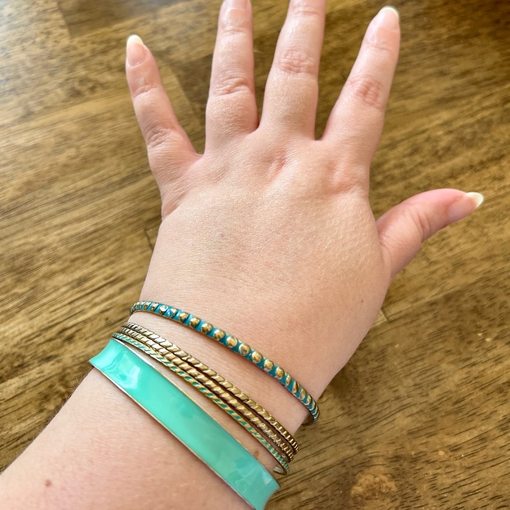 Turquoise Bangles Set - Picture 4 of 6